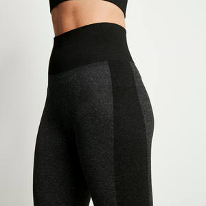 Leggings de sport sans couture élastiques pour femmes, effet push-up, couleur unie, pour la course à pied - Product Image 3