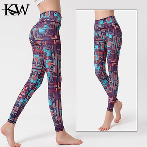 Leggings de sport pour femme à taille haute avec poches, effet ventre plat, extensibles dans les 4 sens, sans couture, prix de gros - Product Image 4