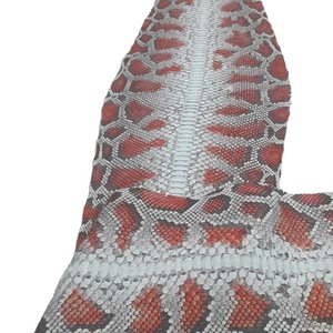 Chính hãng 0.6mm dày rám nắng da rắn da trăn mềm trang trí in Da Giày váy lót thắt lưng ghế sofa - Product Image 2