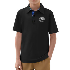 Chemises Polo de Golf pour Jeunes, Décontractées et Sportives, Confortables et Performantes, Vêtements d'Équipe de Golf Junior, Séchage Rapide - Product Image 1