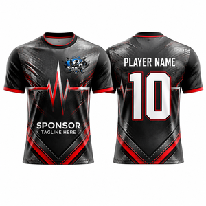 Camiseta de Fútbol para Adultos de Primera Calidad, Tejido de Poliéster Cristalino, Transpirable, Control de Sudor, Elasticidad en Cuatro Direcciones, Calidad de Partido - Product Image 1