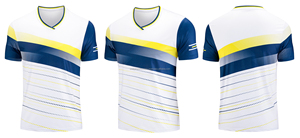 เสื้อแบดมินตันบุรุษแขนสั้นพิมพ์ลายระบายอากาศน้ำหนักเบาขนาดพลัส - Product Image 4