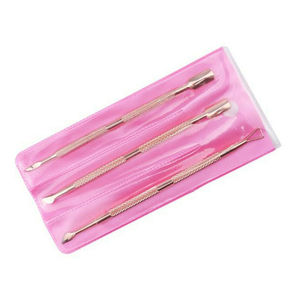 Precio al por mayor KAAMIR INSTRUMENTS Herramienta de cuidado de uñas de acero inoxidable con logotipo personalizado OEM, empujador de cutículas cuadrado duradero de doble uso - Product Image 3