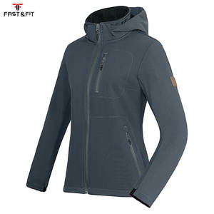 Waterproof <b>Quilted</b> Breathable Knitted Softshell Rain <b>Jacket</b> for Men Women Custom Sports Wear Solid Color - Product Image 6