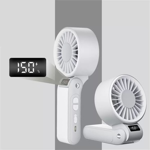 Nuevo Ventilador de Mano de Alta Velocidad 2026, 150 Velocidades, 3 en 1, Plegable, Ventilador de Cuello Portátil, Pantalla Digital, Motor sin Escobillas de 3000 mAh, Larga Duración - Product Image 3