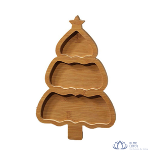 [MEJOR VENDIDO] |   Bandeja de madera con forma de árbol de Navidad para frutas, queso y charcutería, ideal para festivales/Navidad/Año Nuevo - Product Image 1