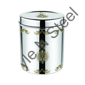 กระป๋องบรรจุอาหารสแตนเลส,กระป๋องเก็บอาหารบรรจุด้วยเลเซอร์แกะสลัก - Product Image 1