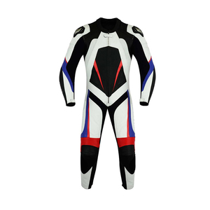 2026 New Design Fall White Leather <b>Motorcycle</b> Racing Suit Unisex Two Piece Custom <b>Summer</b> Winter Motorbike Suit - Product Image 6