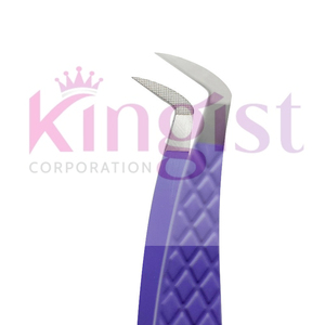Pinzas Profesionales para Extensión de Pestañas Caesar Looks, con Logotipo Personalizado, de Acero Inoxidable, Marca Privada, Pinzas Rectas y Oblicuas - Product Image 6