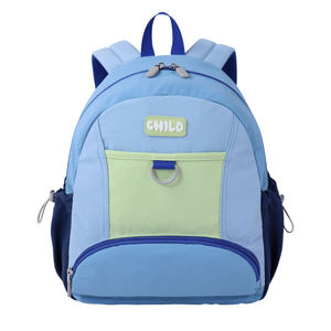 Design Customizable <b>School</b> Use Water Resistant Multicolor Durable Bag with Front Pocket and Side Pock Nylon Student <b>Backpack</b> - Product Image 4