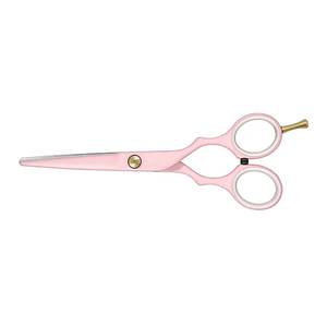 Ciseaux à cheveux professionnels réutilisables légers, lame en acier inoxydable, manche rose, pour droitiers, manche moyen, pointe affûtée - Product Image 3