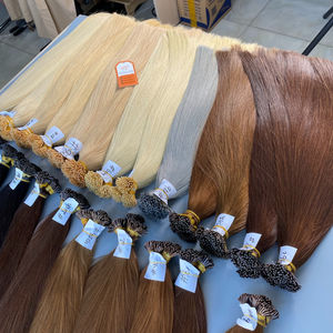 Offre spéciale 100% cheveux humains 613 cheveux vierges crus I Tip Extensions de cheveux Cuticule vierge crue alignée - Product Image 6