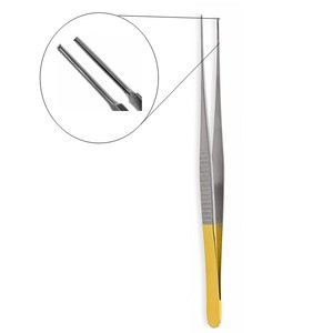 Pinces vasculaires COOLEY à embouts délicats, longueur totale 5-1/2 pouces (14 cm), instrument chirurgical pour microchirurgie ZETOMEDPRO - Product Image 1