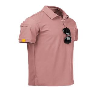 เสื้อโปโลแบรนด์ของคุณเอง แขนสั้น สีดำ ผ้าโพลีเอสเตอร์ แห้งเร็ว เหมาะสำหรับกอล์ฟ - Product Image 1