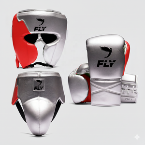 Nouveau Kit de Boxe Sparring Bleu Argenté 2026 – Dernière Conception, Logo Personnalisé OEM, Gants de Boxe Professionnels, Équipement de Protection Tête et Entrejambe - Product Image 3