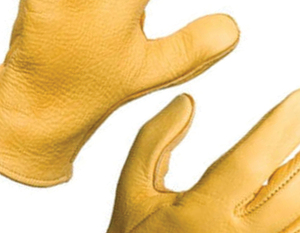 Guantes de Seguridad de Cuero Amarillos con Superficie Lisa Antideslizante, Puño Recto, Guantes de Trabajo Duraderos de Uso General - Product Image 5