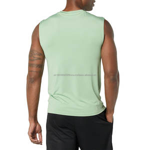 Camiseta sin Mangas de Secado Rápido para Hombre en Venta, el Mejor Fabricante, Logotipo Personalizado, Camiseta Deportiva para Gimnasio con Talla Personalizada - Product Image 3