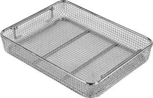 Caja de esterilización para autoclave dental alemán, de acero inoxidable reutilizable, para instrumentos quirúrgicos, con soporte y bandeja, de Grip Surgical - Product Image 3