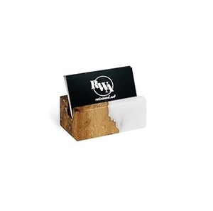 Top Quality Resin And Wood Business Card Holder For Office Home Hotel <b>Desk</b> Top Wood Resin Card Table Office Holder Party Use - Product Image 2