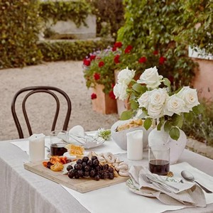Large Eco-Friendly Customizable Cotton <b>Tablecloth</b> Wrinkle Free Modern Tableware Home Hotel Use Restaurant Cafe Kitchen Dining - Product Image 5