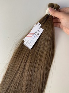 Precio al por mayor Extensiones de cabello a granel Cabello virgen vietnamita Double Drown 100 gramos Todos los colores 16 pulgadas - Product Image 5