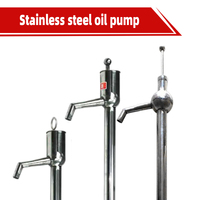 Pompe manuelle portable légère avec valve unidirectionnelle étanche pour le transfert d'eau propre et de solvants chimiques faiblement corrosifs