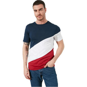 T-shirt décontracté pour homme fabriqué au Pakistan, coupe classique, col rond, tissu respirant à séchage rapide, design uni unique, couleurs unies disponibles - Product Image 1