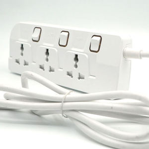 Regleta de Enchufes Universal para Oficina, 3 Tomas de Corriente Alterna, Alta Calidad, 10A, 3 Vías, 2500W, Estándares UK y CN, Enchufe de Extensión Multi-Toma - Product Image 6