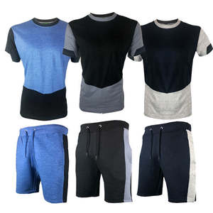 Conjunto de Verano Casual para Hombre de 2 Piezas, Camiseta de Manga Corta y Pantalones Cortos, 100% Algodón, Estampado Floral - Product Image 3