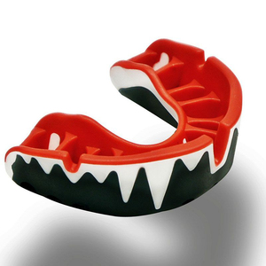 Protège-dents Asporea Traders, nouveau design 2024, protection des lèvres, MMA, boxe, en caoutchouc/silicone, durable, noir/blanc, pour les dents et les gencives - Product Image 4