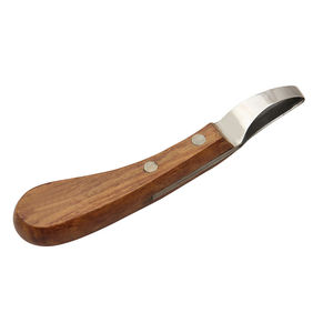 Couteau à sabots de haute qualité, outils de soin des animaux, couteau à sabots très tranchant avec étui en cuir, fabriqué en acier pakistanais, pour le toilettage des chevaux - Product Image 2