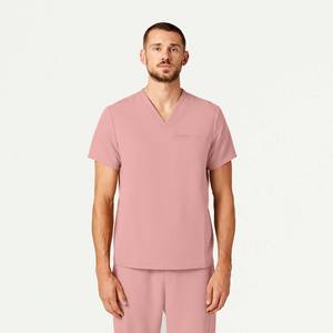 Conjuntos de Uniformes Médicos Unisex de Secado Rápido para Enfermeros/as, de Tela Peinada con Detección de Agujas y Fusión Sin Costuras para Hombre y Mujer - Product Image 3