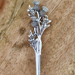 Broche de Cardo Escocés, Pin para Kilt, Decoración para Kilt de Tartán de Clan, Suministros OEM Tradicionales de Alta Calidad - Product Image 6