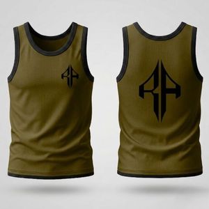 High Premium Quality Customized Design Technics <b>Printed</b> <b>Material</b> 100%Cotton Men's Tank Top Style Causal by RIVIAN ATLANTIC - Product Image 1