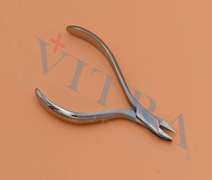 Alicates Ortodonciales Finos de 3 Mordazas de Acero Inoxidable para Doblar Alambres, Instrumento Dental Manual OEM ODM - Product Image 1