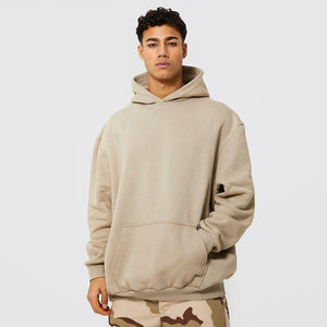 Autumn Winter Unisex Designer Oversized Hoodie 100% Cotton French <b>Fabric</b> Embroidered Logo Eco-Friendly Custom Colors Streetwear - Product Image 2