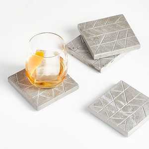 Manufacturer India's Custom Printed Wooden Square <b>Coasters</b> Durable PC Mat/Pad for <b>Glass</b> & Cup Personalized Design on Sale - Product Image 2