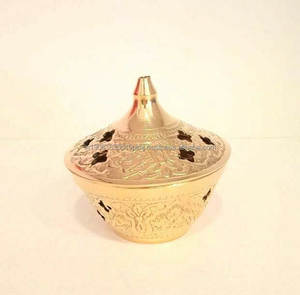 Wholesale Antique Handmade Brass Incense <b>Burner</b> Polished Finished Luxury Modern Customized Metal Incense Holders & Diffuser - Product Image 6