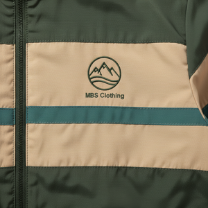 Chaqueta Cortavientos Ligera Impermeable con Logotipo Personalizado para Hombre, Chaqueta Deportiva Retro a Rayas, Cortavientos, Ropa de Calle Unisex - Product Image 4