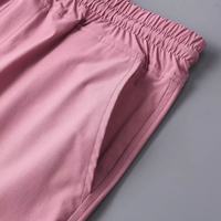 Shorts de sport décontractés pour hommes, légers, respirants, à séchage rapide, avec cordon de serrage à la taille, logo personnalisé, rose, été