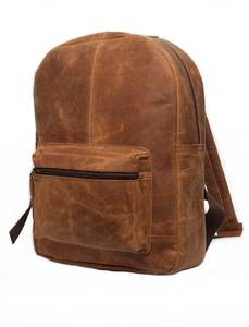 Premium Vintage Leather Laptop <b>Backpack</b> Waterproof Anti-Theft Rucksack for Men Outdoor Travel LBP-0404 - Product Image 2