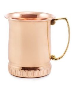 Modern Design Eco-Friendly Copper Beer <b>Mug</b> with Handle Matt Finished Barware Set for Parties Large Capacity <b>Enamel</b> and Metal - Product Image 4