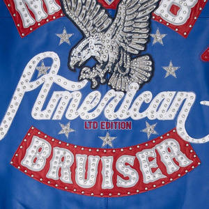 Hot Selling Men's Premium Winter Jacket Genuine Leather Windproof Waterproof Plain Dyed All Sizes Available - Product Image 3