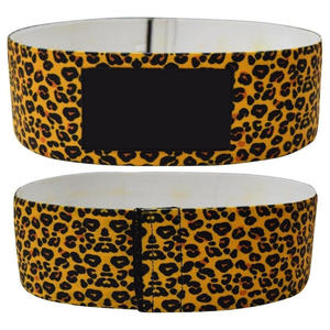 Banda de Resistencia Elástica Antideslizante con Estampado de Tigre para Glúteos y Piernas, Bucle de Tela para Entrenamiento de Cadera y Piernas - Product Image 1