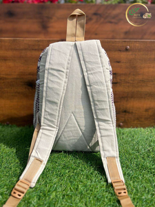 Eco Friendly Jute <b>Backpack</b> Durable Natural Fiber School Travel Outdoor <b>Backpack</b> with Adjustable Straps Large Capacity - Product Image 5