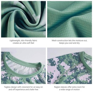 เสื้อตกปลาแขนสั้นทรงเข้ารูป แห้งเร็ว ป้องกันรังสียูวี UPF 50 ไซส์ใหญ่ ใส่ได้ทั้งชายหญิง สวมใส่สบาย เนื้อผ้านุ่ม ขายส่งจากโรงงาน ราคาพิเศษ - Product Image 6