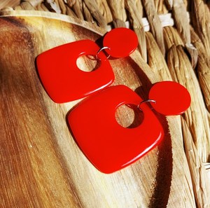 Wholesale Fashion <b>Resin</b> Epoxy Hoop Earrings Handmade Real Ear jewelry Women's Birthday Gift Earrings Bh <b>Crafts</b> India <b>Resin</b> Craft - Product Image 1