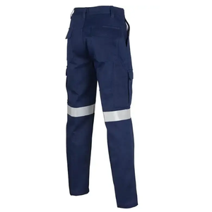 Best Selling Reflective Safety Work Wear for Construction Workers Men's Overalls Pant with Refined Reflector Stripes Wholesale - Product Image 3