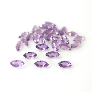 Piedras Preciosas Sueltas de Amatista Púrpura Natural, Corte Marquesa, 5x10mm, Calibradas y Facetadas, para Fabricación de Anillos, Joyería Fina, Venta al Por Mayor - Product Image 4