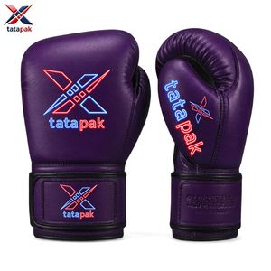 Gants de boxe professionnels en cuir de qualité internationale, gants d'arts martiaux pour adultes, gants de boxe de compétition, vente en gros - Product Image 3
